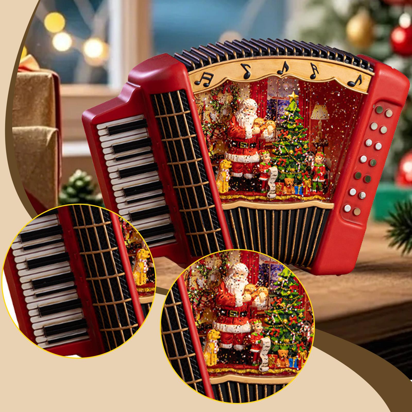 Snow Globe Musical - Globo de neve musical de natal,
