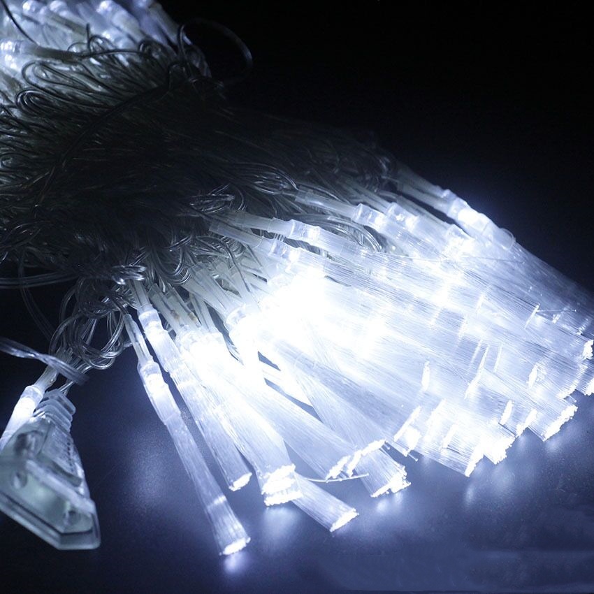 Led Fairy String Lights - Luz de fibra óptica para decoração,