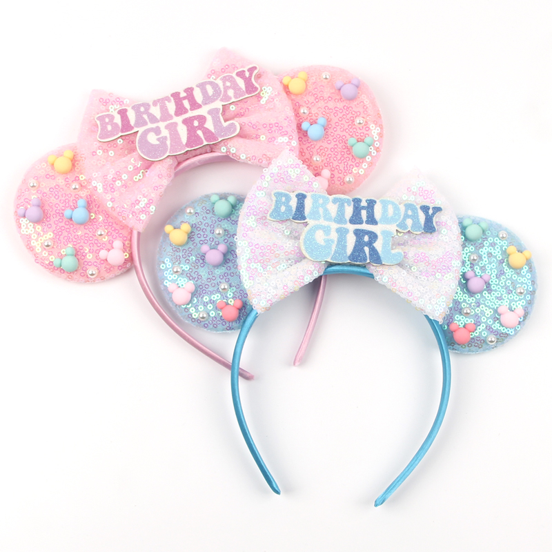 Ribbon Bow Gift - Meninas feliz aniversário minnie mouse orelhas