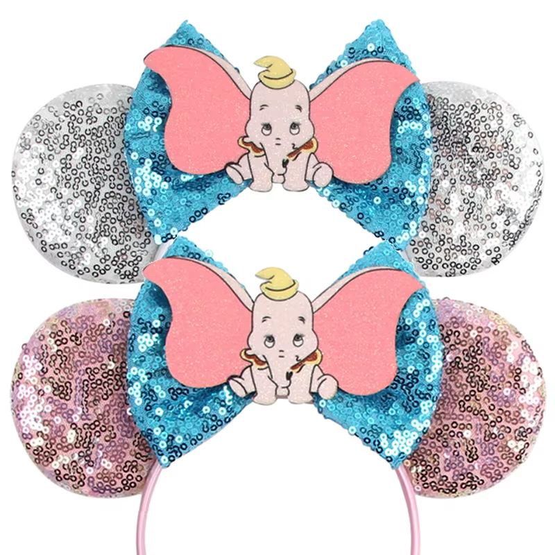 Ribbon Bow Gift - Disney dumbo mickey mouse orelhas headbands