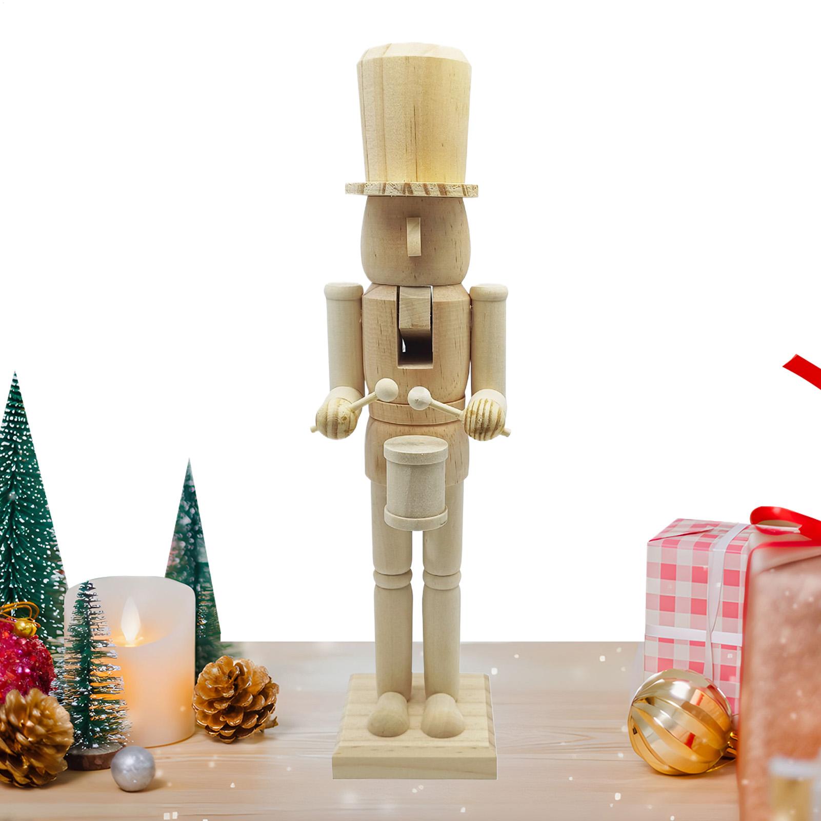 Nutcracker Figurine - Quebra-nozes decoração 38cm estatueta festiva de