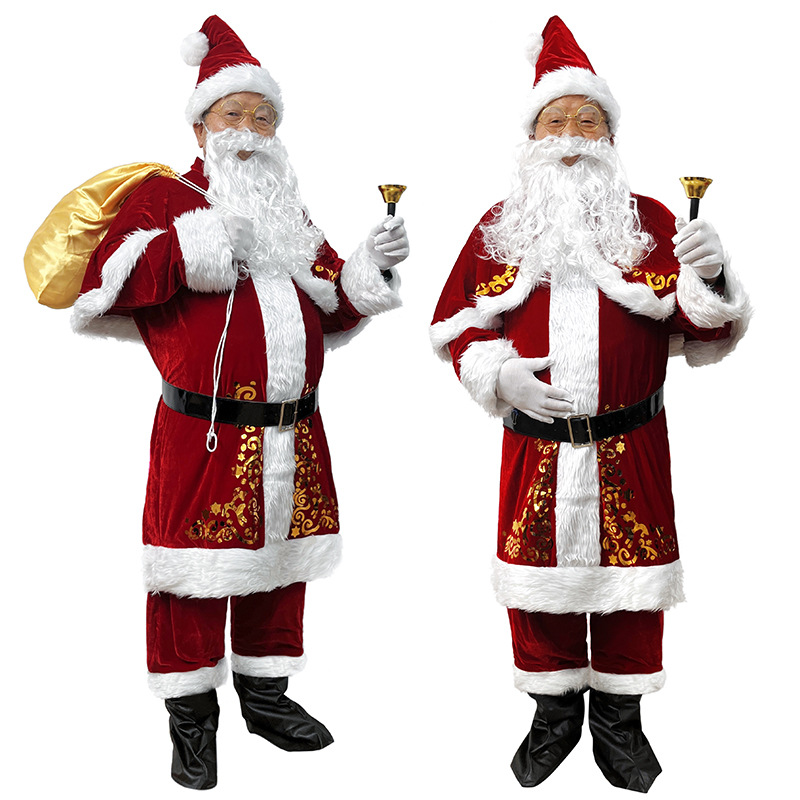 Elf Costume Christmas - Traje de papai noel adulto homem