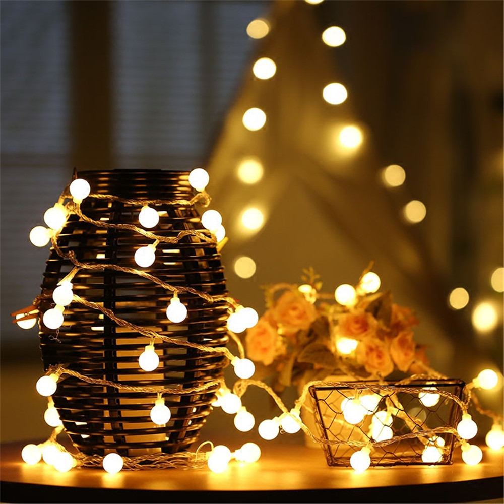 Luzes de Cordão Solares/USB/Ba - Christmas Lights Outdoor avaliação e preço