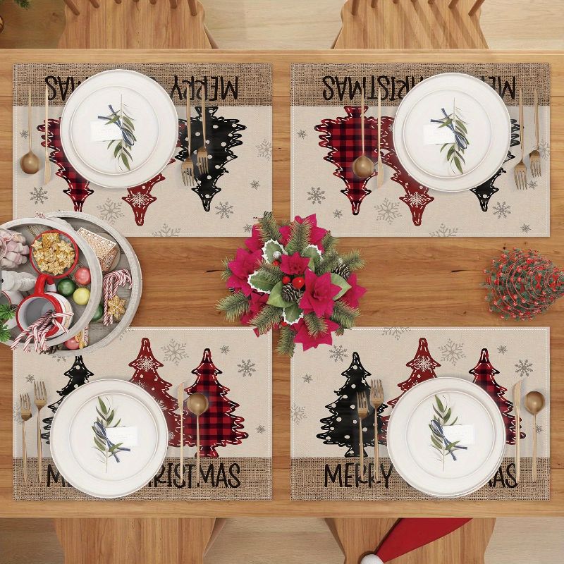 Conjunto de Caminhos de Mesa e - Christmas Table Runner avaliação e preço