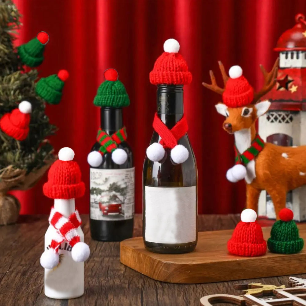 10 pçs 3.5x5cm mini chapéu de  - Santa Hat Plush avaliação e preço