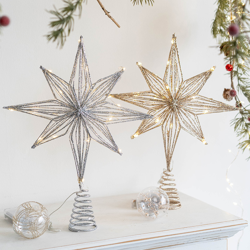 30cm led estrela árvore de nat - Star Tree Topper avaliação e preço