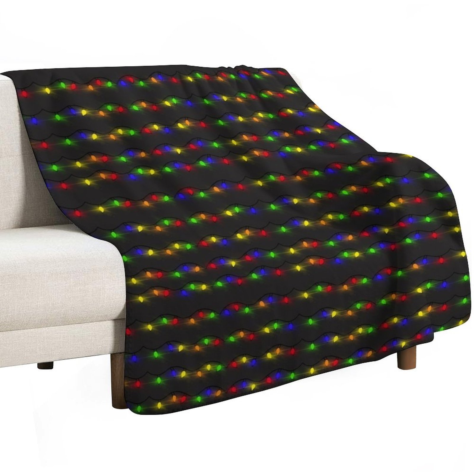 Cobertor com luzes de Natal ci - Christmas Throw Blanket avaliação e preço