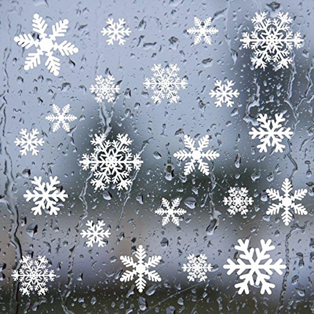 27/38 pçs presente natal festi - Snowflake Window Decal avaliação e preço