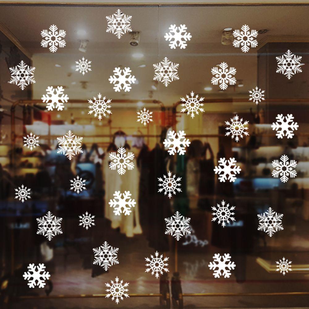 27/38 pçs presente natal festi - Snowflake Window Decal avaliação e preço
