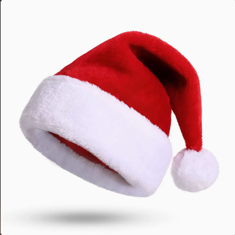 Chapéu de Papai Noel de Natal, - Santa Hat Plush avaliação e preço