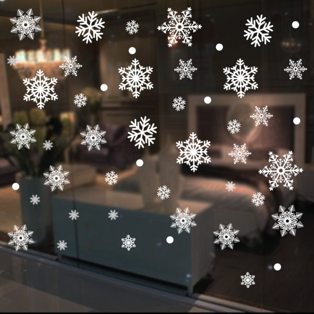 30 Adesivos de Flocos de Neve  - Snowflake Window Decal avaliação e preço