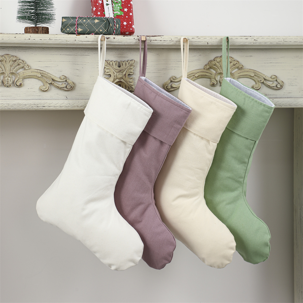 Meia De Linho De Natal para De - Christmas Stocking Hanging avaliação e preço
