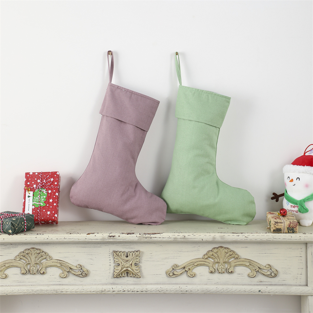 Meia De Linho De Natal para De - Christmas Stocking Hanging avaliação e preço
