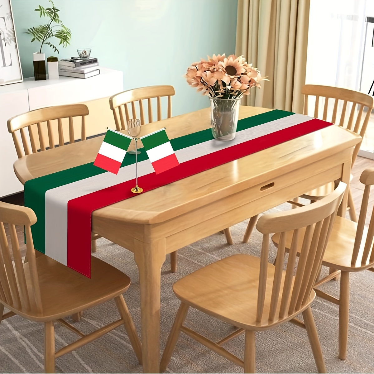 1pc luxuoso italiano inspirado - Christmas Table Runner avaliação e preço