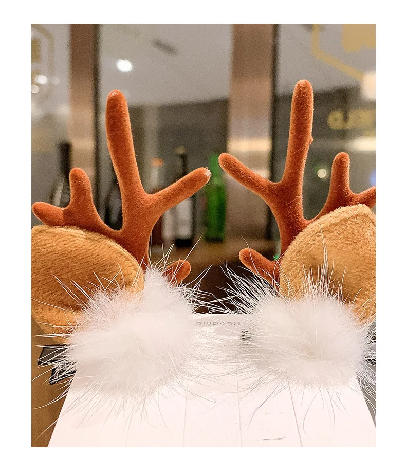 Natal bandana chifres de rena  - Reindeer Antlers Headband avaliação e preço