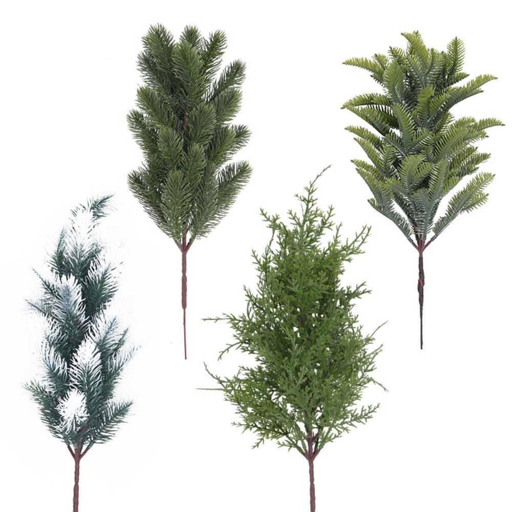 Ramo de pinheiro artificial ve - Christmas Wreath Fake avaliação e preço