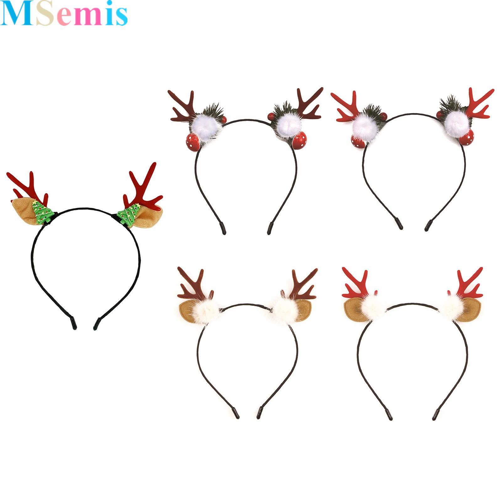 Tiara com orelhas de veado e c - Reindeer Antlers Headband avaliação e preço