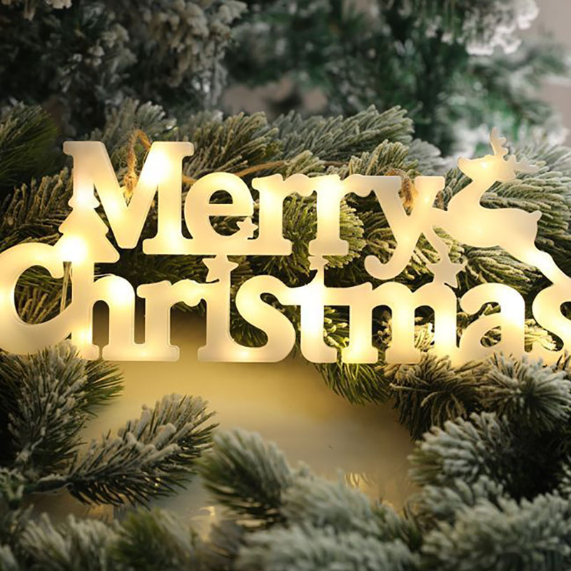 Feliz Natal LED Letter Tag Lig - Led Fairy String Lights avaliação e preço