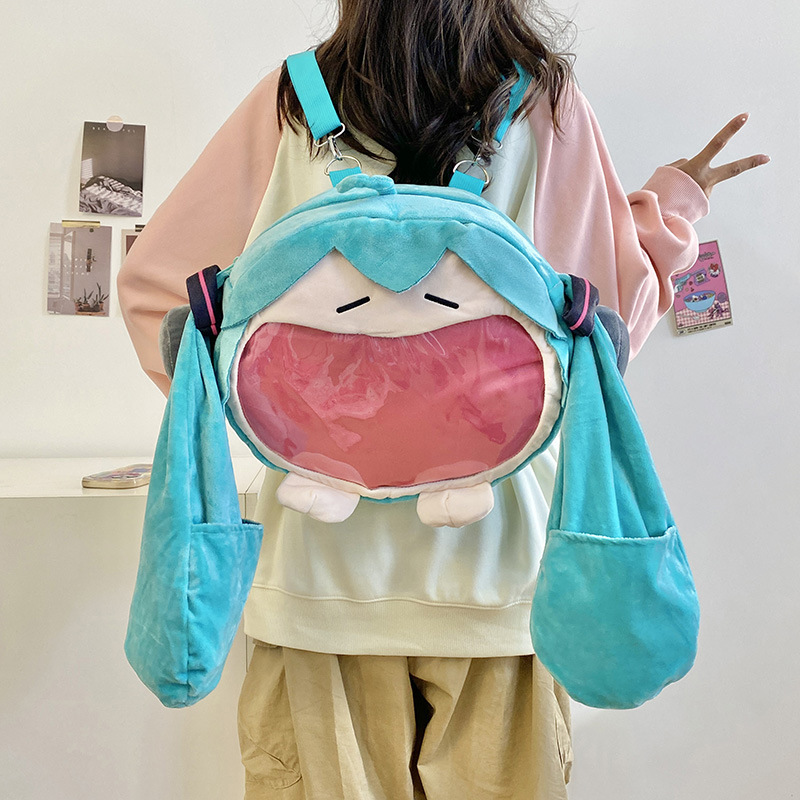 Nova Mochila de Ombro Hatsune  - Santa Hat Plush avaliação e preço