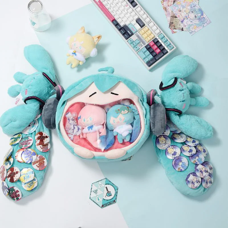 Nova Mochila de Ombro Hatsune  - Santa Hat Plush avaliação e preço
