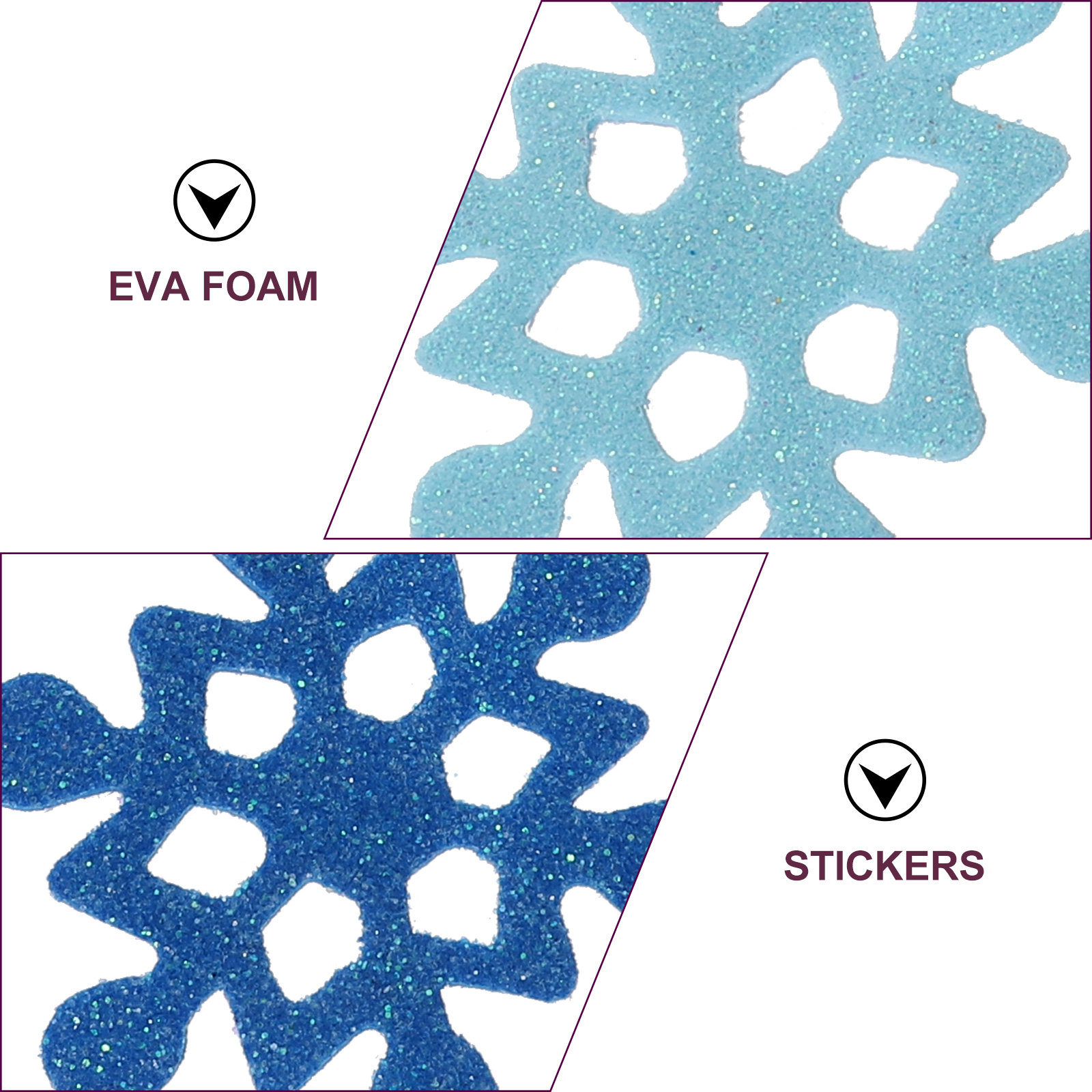 Adesivos de Espuma em Forma de - Snowflake Window Decal avaliação e preço
