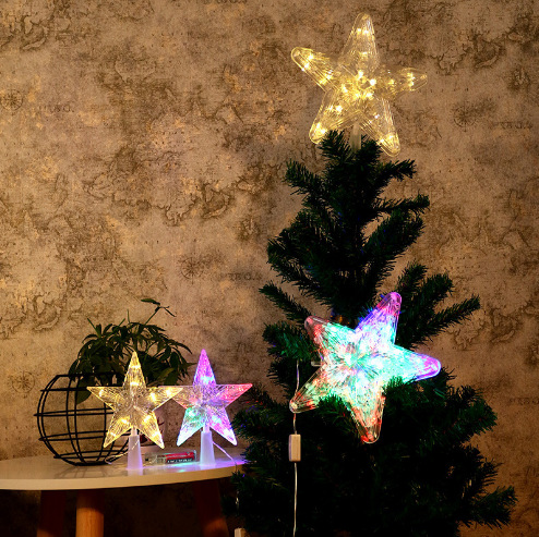 15/19/23cm árvore de natal top - Star Tree Topper avaliação e preço