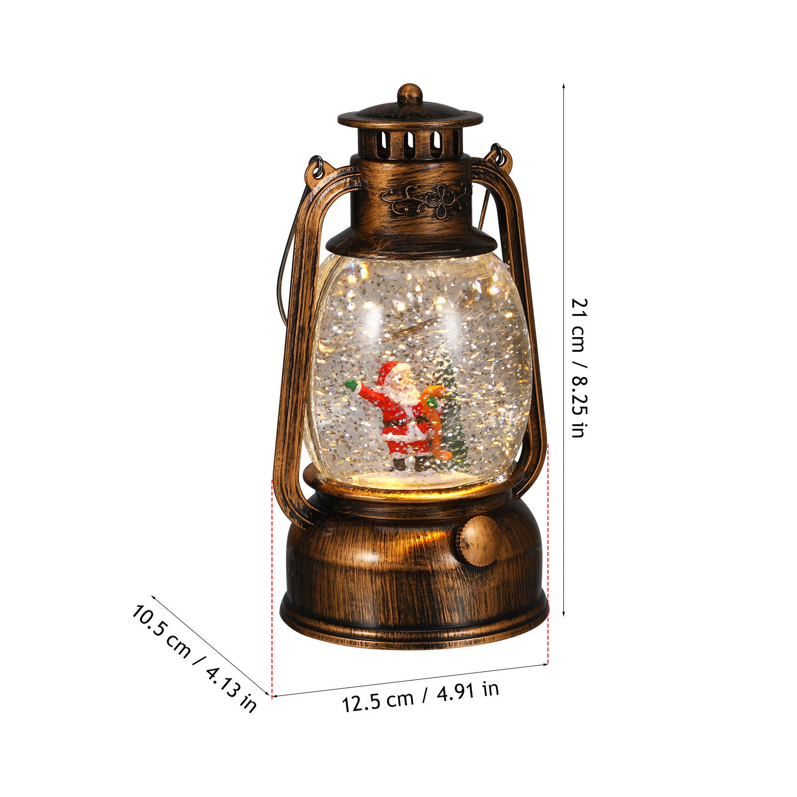 Lanterna Musical Iluminada com - Snow Globe Musical avaliação e preço