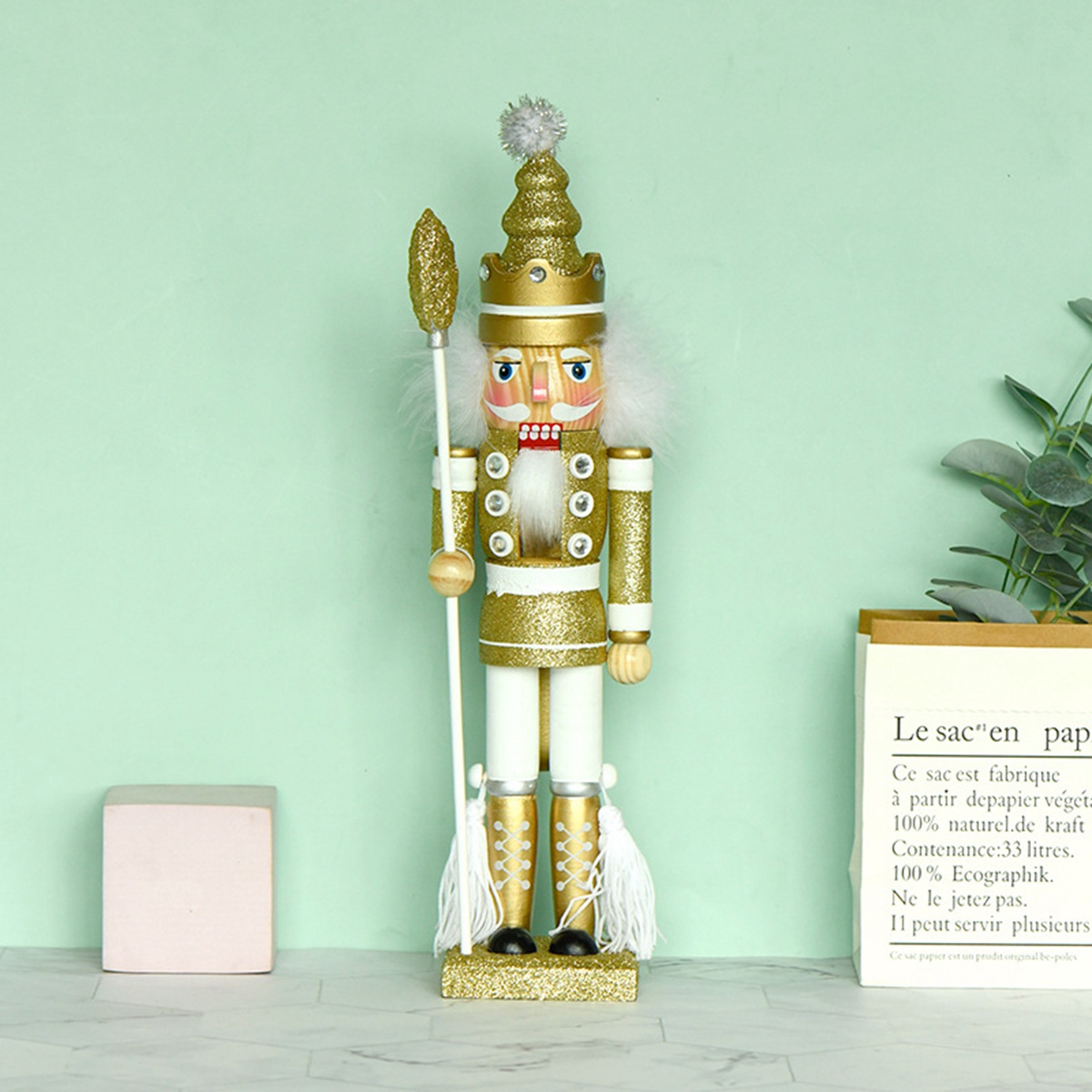 B84b-enfeites de quebra-nozes  - Nutcracker Figurine avaliação e preço