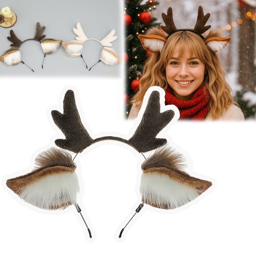 Orelhas de veado rena antler b - Reindeer Antlers Headband avaliação e preço