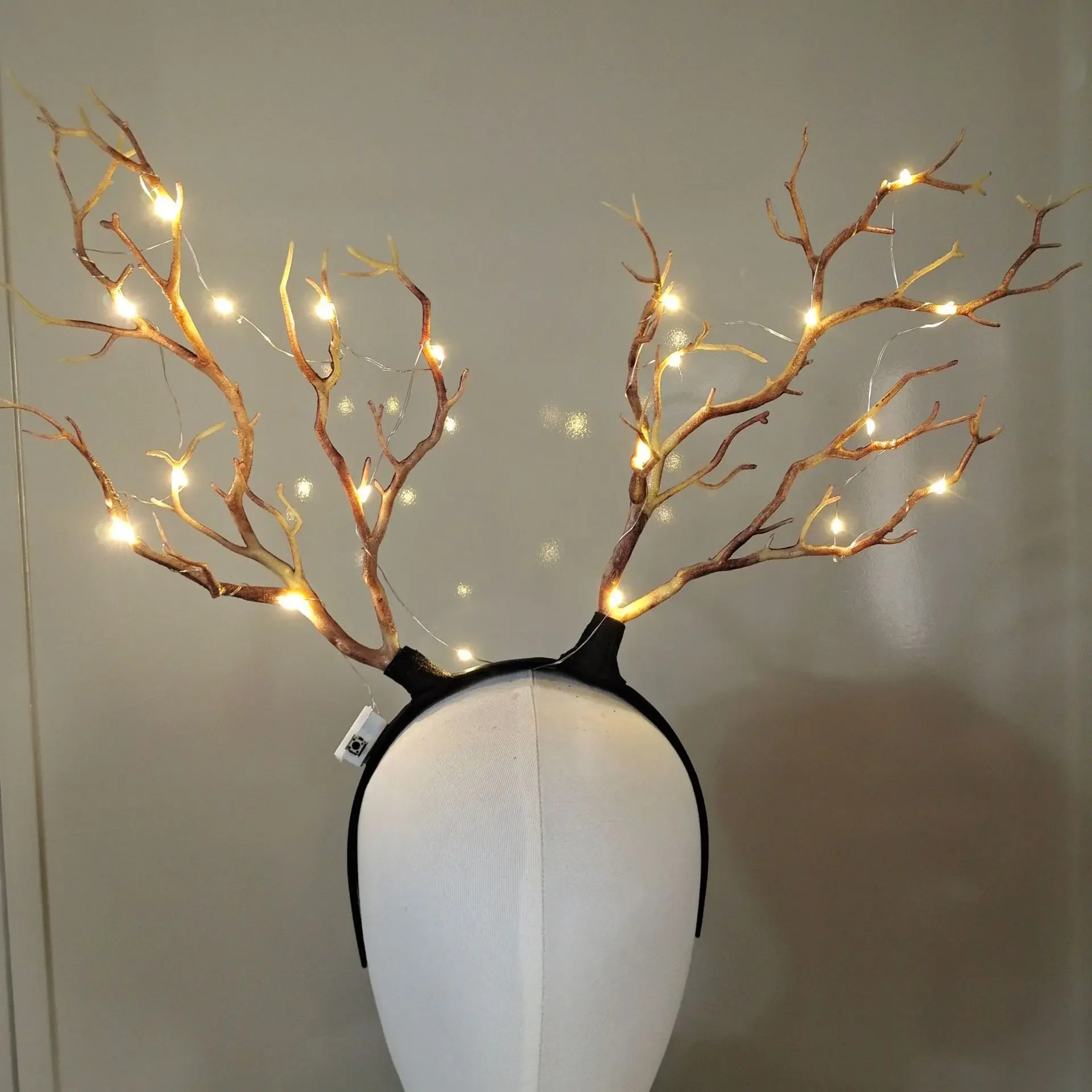 Brilhante Rena Antlers Headban - Reindeer Antlers Headband avaliação e preço