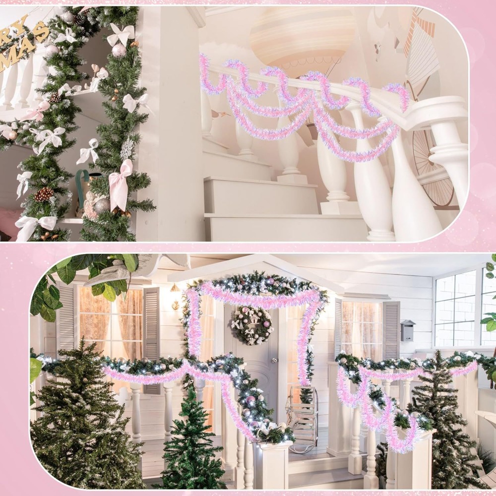 Fita de Decoração de Natal 2M/ - Tinsel Garland Decoration avaliação e preço