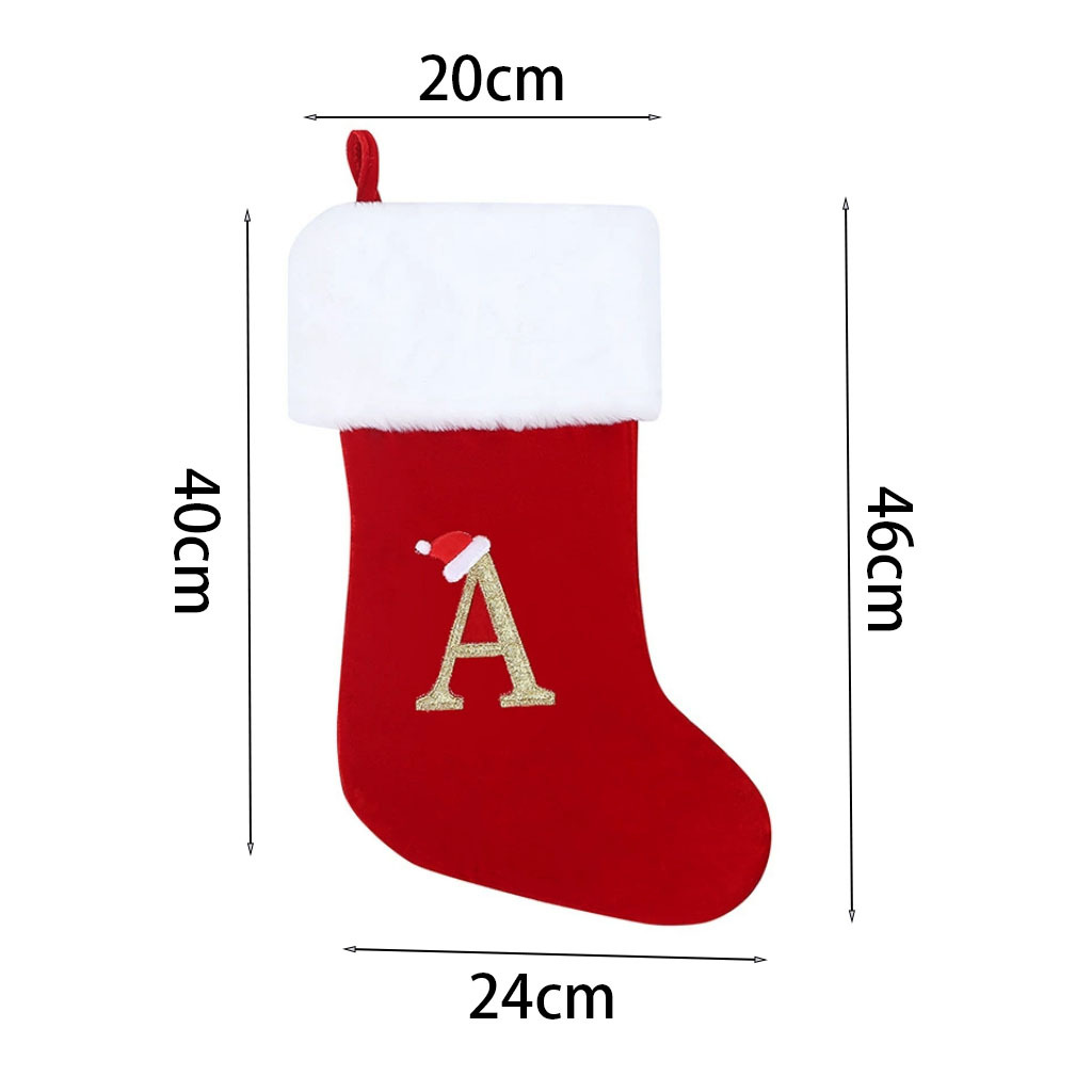 Novo alfabeto criativo natal m - Christmas Stocking Hanging avaliação e preço
