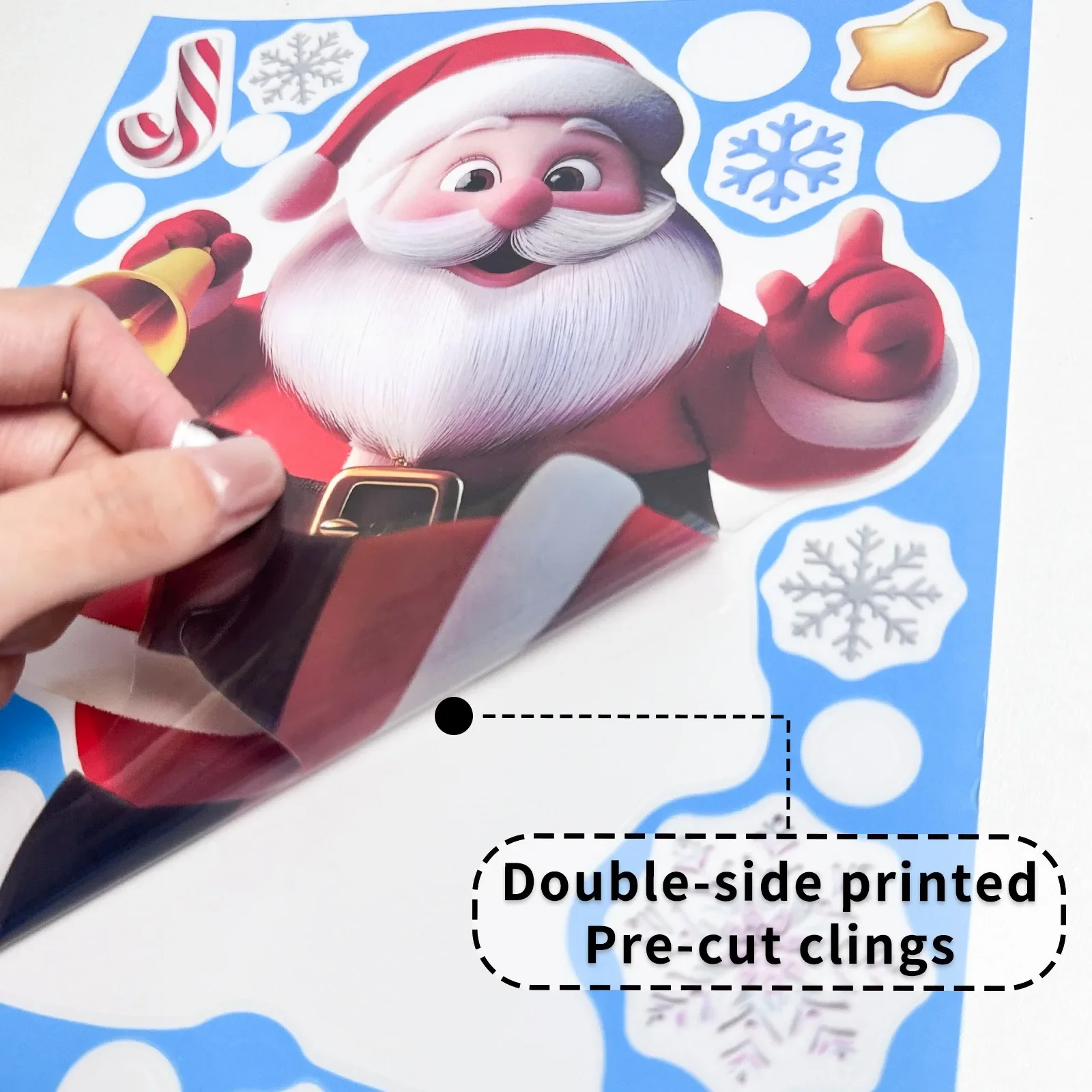 Adesivos de janela de natal ho - Snowflake Window Decal avaliação e preço