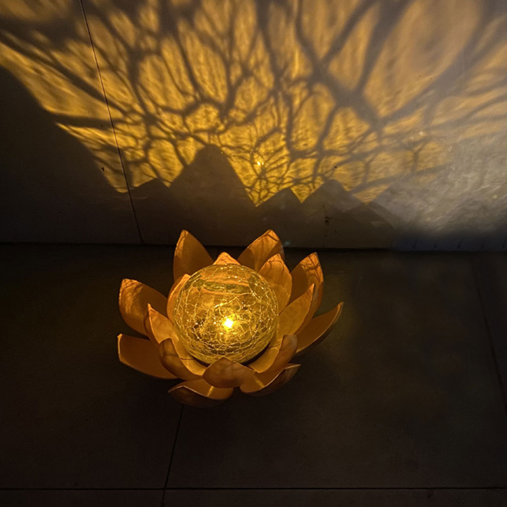 Lotus Shaped Garden Solar Ligh - Christmas Lights Outdoor avaliação e preço