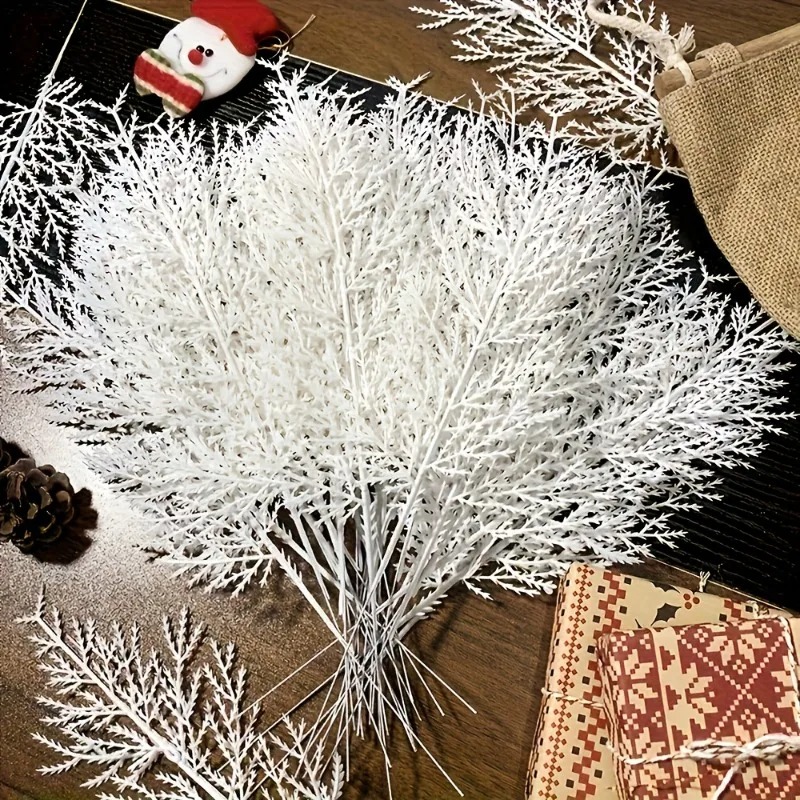 24 peças de ramos de pinheiro  - Christmas Wreath Fake avaliação e preço
