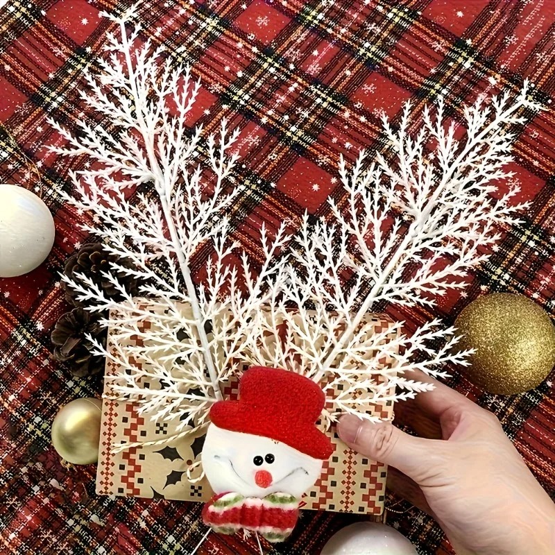 24 peças de ramos de pinheiro  - Christmas Wreath Fake avaliação e preço