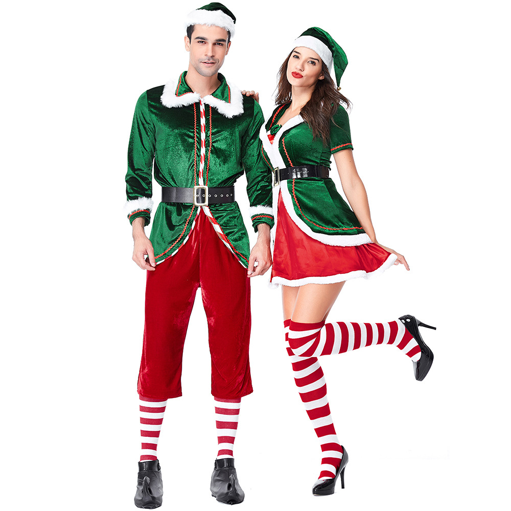 Fantasia de Papai Noel para Mu - Elf Costume Christmas avaliação e preço