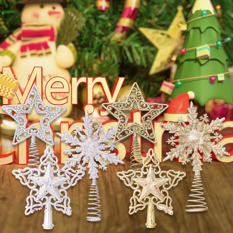 Glitter árvore de natal topper - Star Tree Topper avaliação e preço
