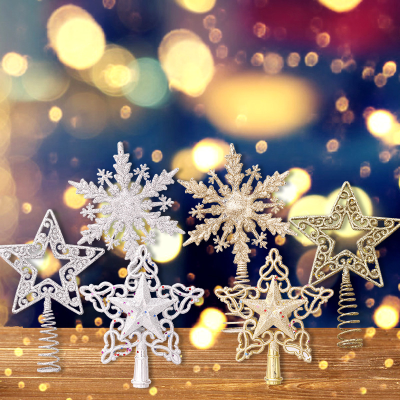 Glitter árvore de natal topper - Star Tree Topper avaliação e preço