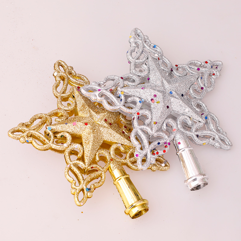 Glitter árvore de natal topper - Star Tree Topper avaliação e preço