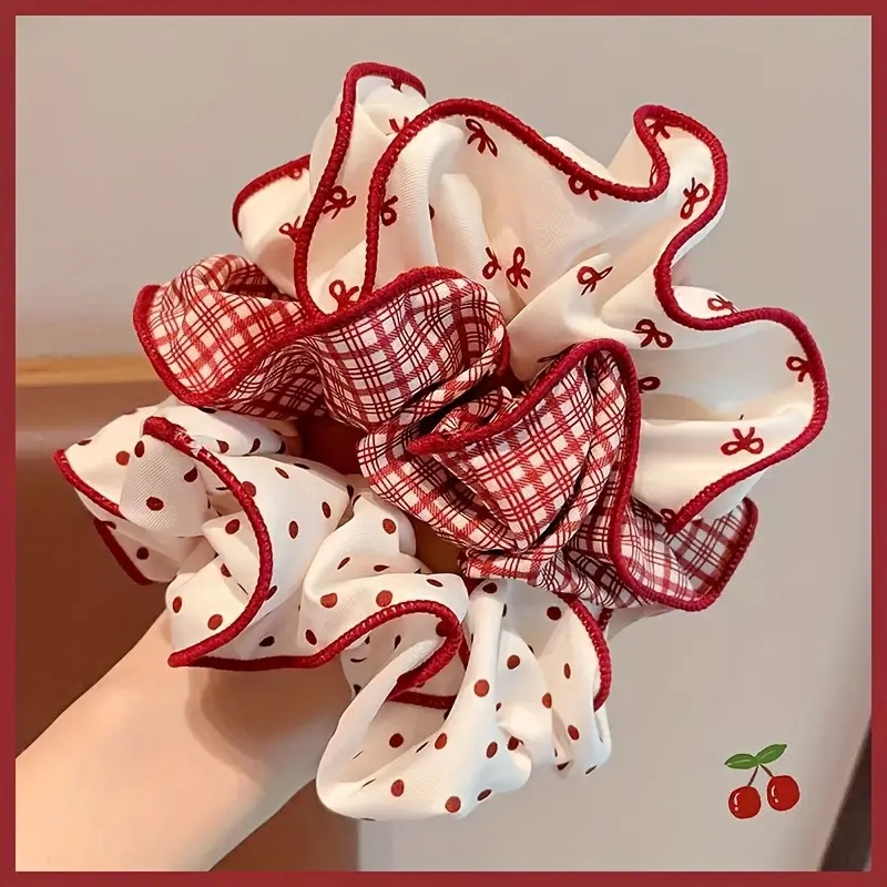 3 Peças de Scrunchies Xadrez c - Christmas Throw Blanket avaliação e preço