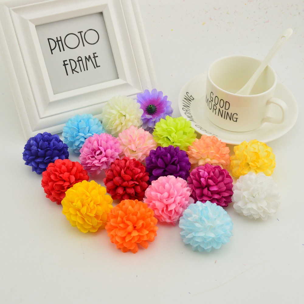 200 peças 5cm flores artificia - Christmas Wreath Fake avaliação e preço