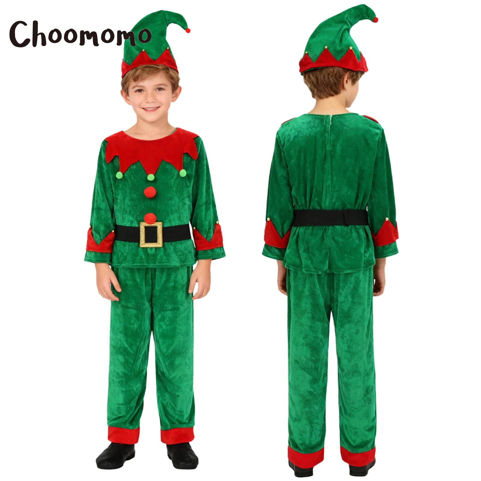 Meninos natal elfo traje natal - Elf Costume Christmas avaliação e preço