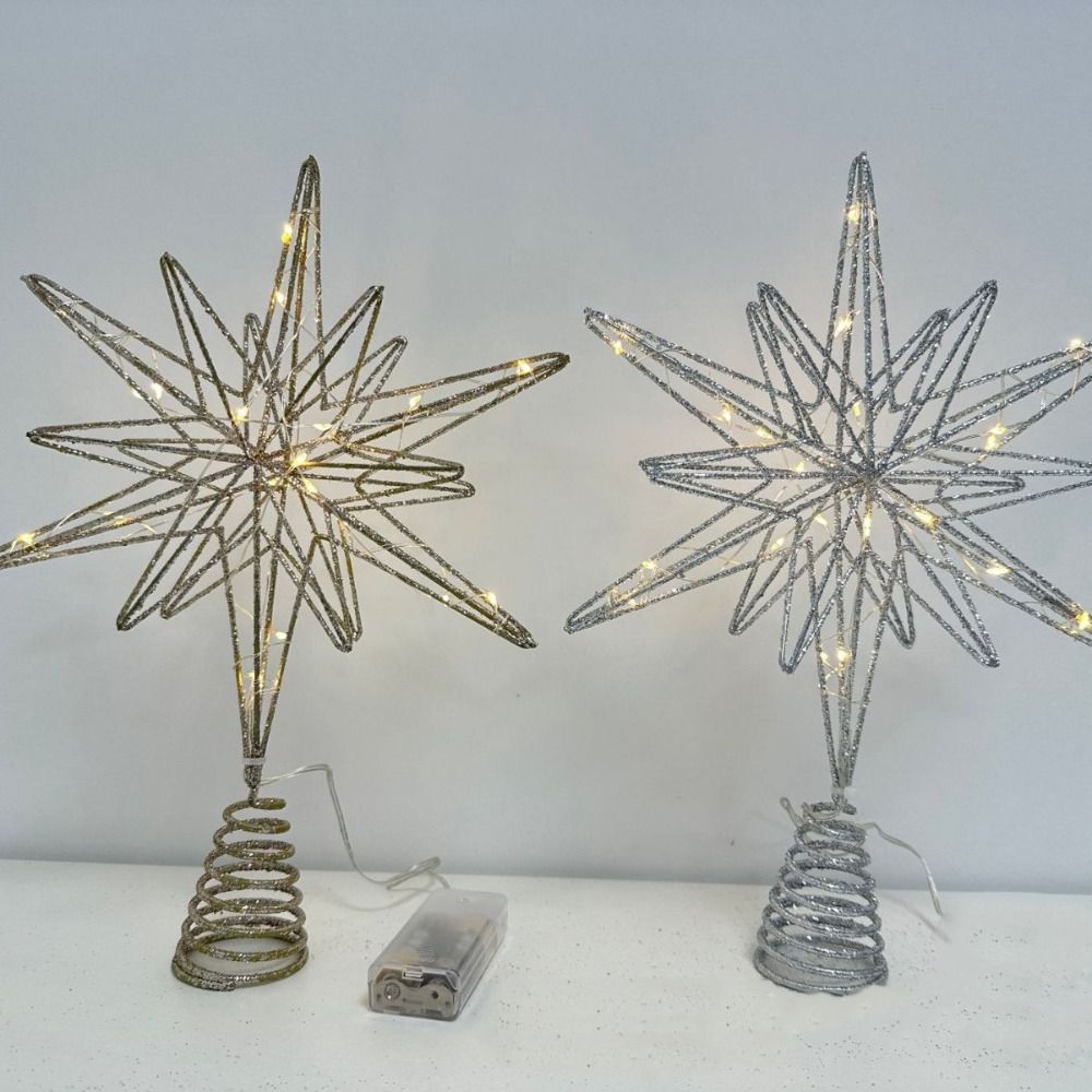 Estrela árvore de natal topper - Star Tree Topper avaliação e preço
