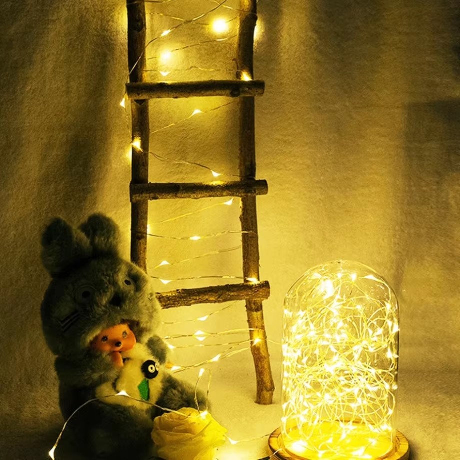 Fio de cobre LED Christmas Lig - Led Fairy String Lights avaliação e preço