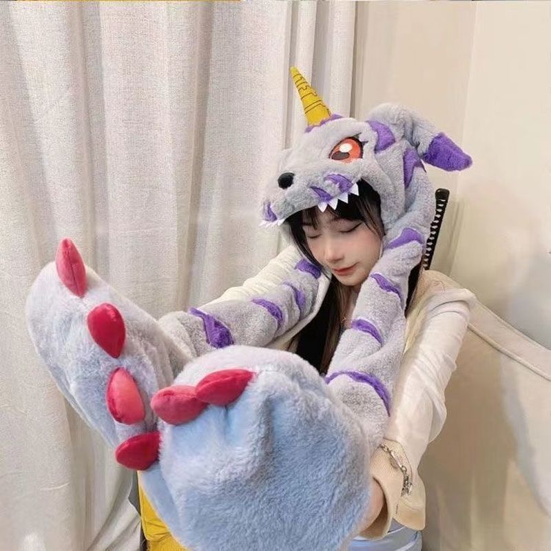 Animação digimon aventura gabu - Santa Hat Plush avaliação e preço