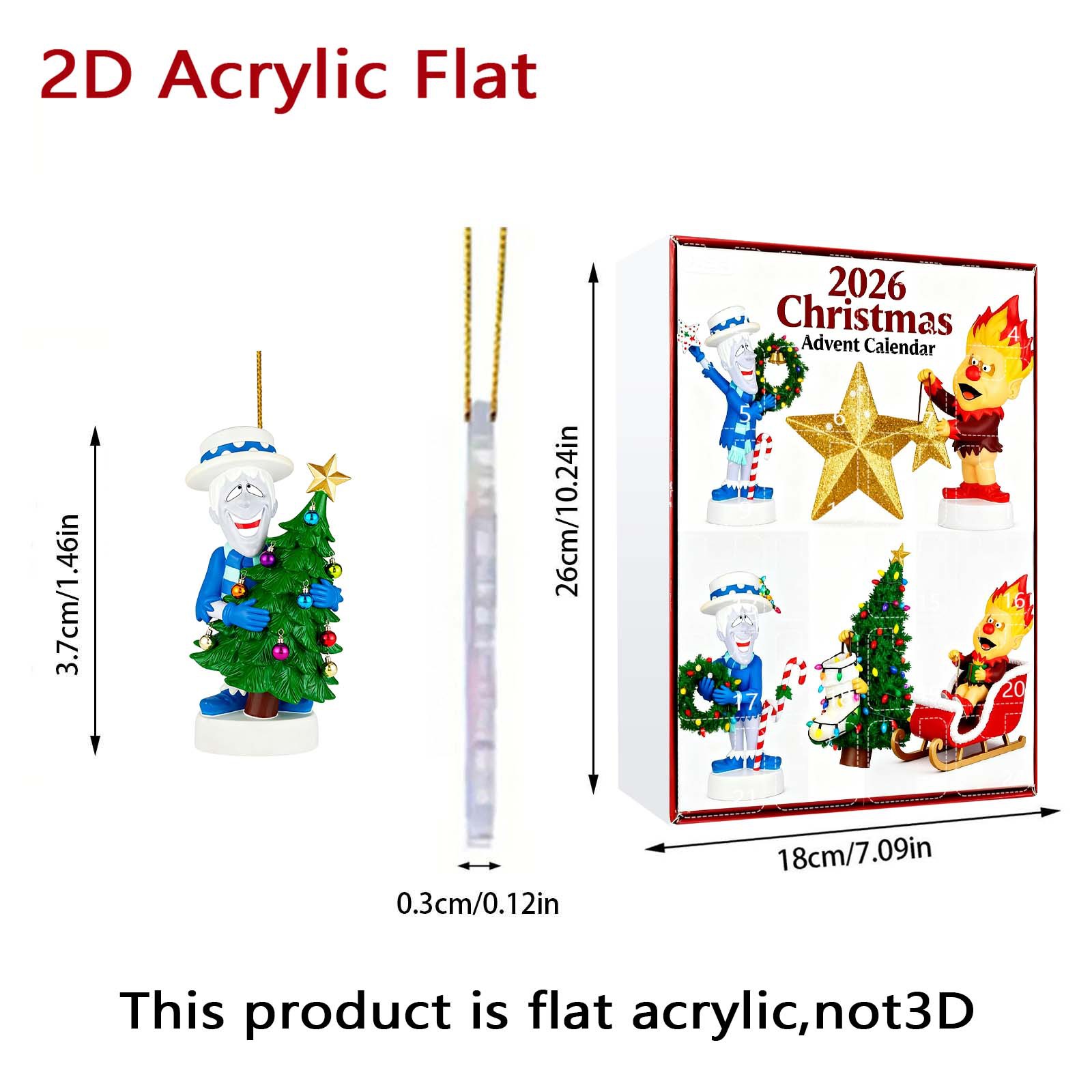 2026 O Ano Sem Papai Noel Cale - Advent Calendar Gift avaliação e preço