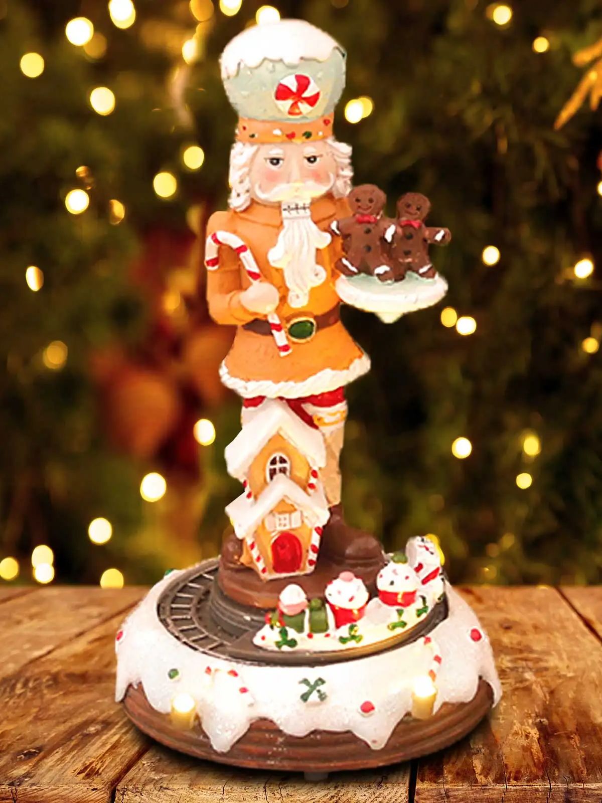Natal gengibre quebra-nozes co - Nutcracker Figurine avaliação e preço