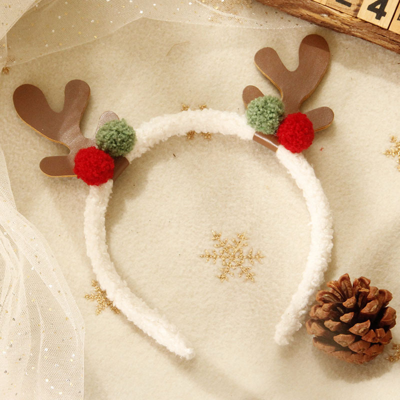Tiara de Rena de Natal Colorid - Reindeer Antlers Headband avaliação e preço