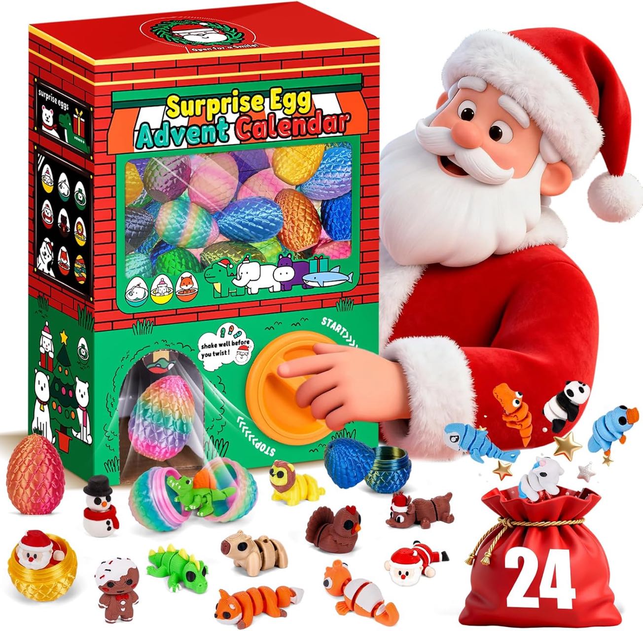 24 peças de Brinquedos Sensori - Advent Calendar Gift avaliação e preço